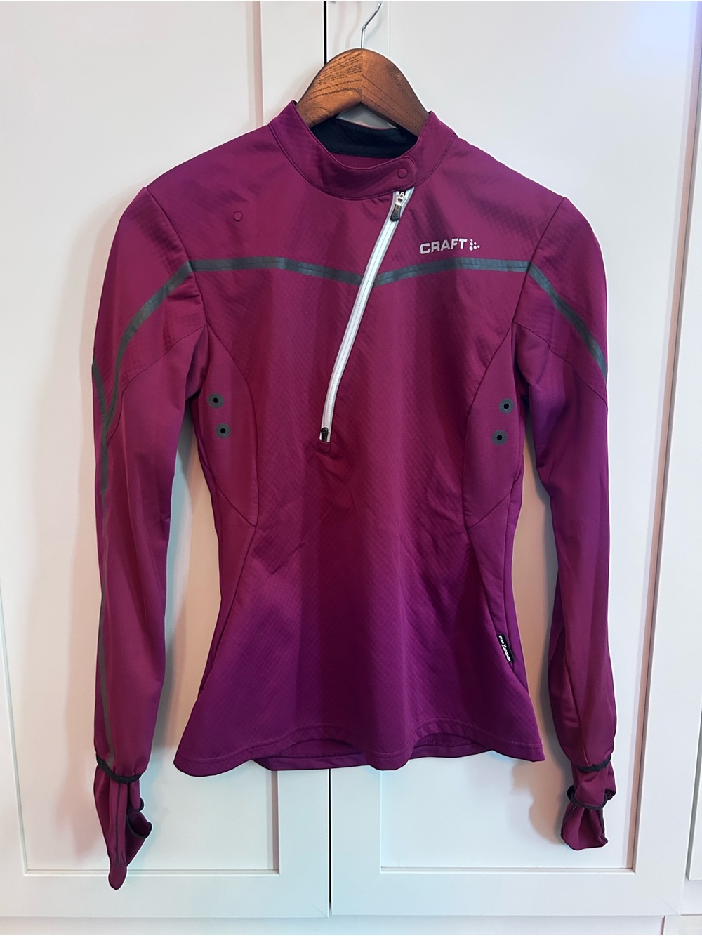 Craft Women's Long-Sleeve Performance Top in Magenta